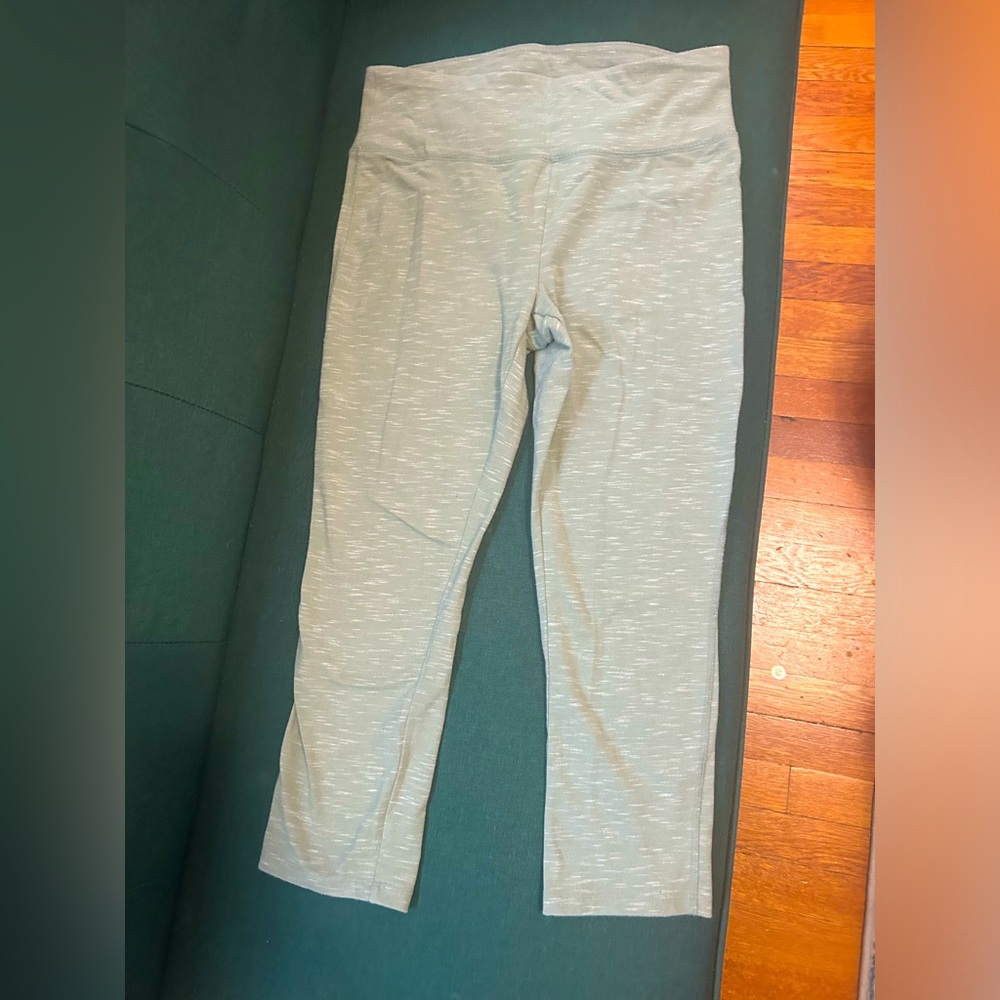 Green RBX 3/4 leggings worn twice